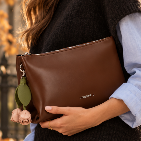BORSA A SPALLA KRIS IVY TESTA DI MORO
