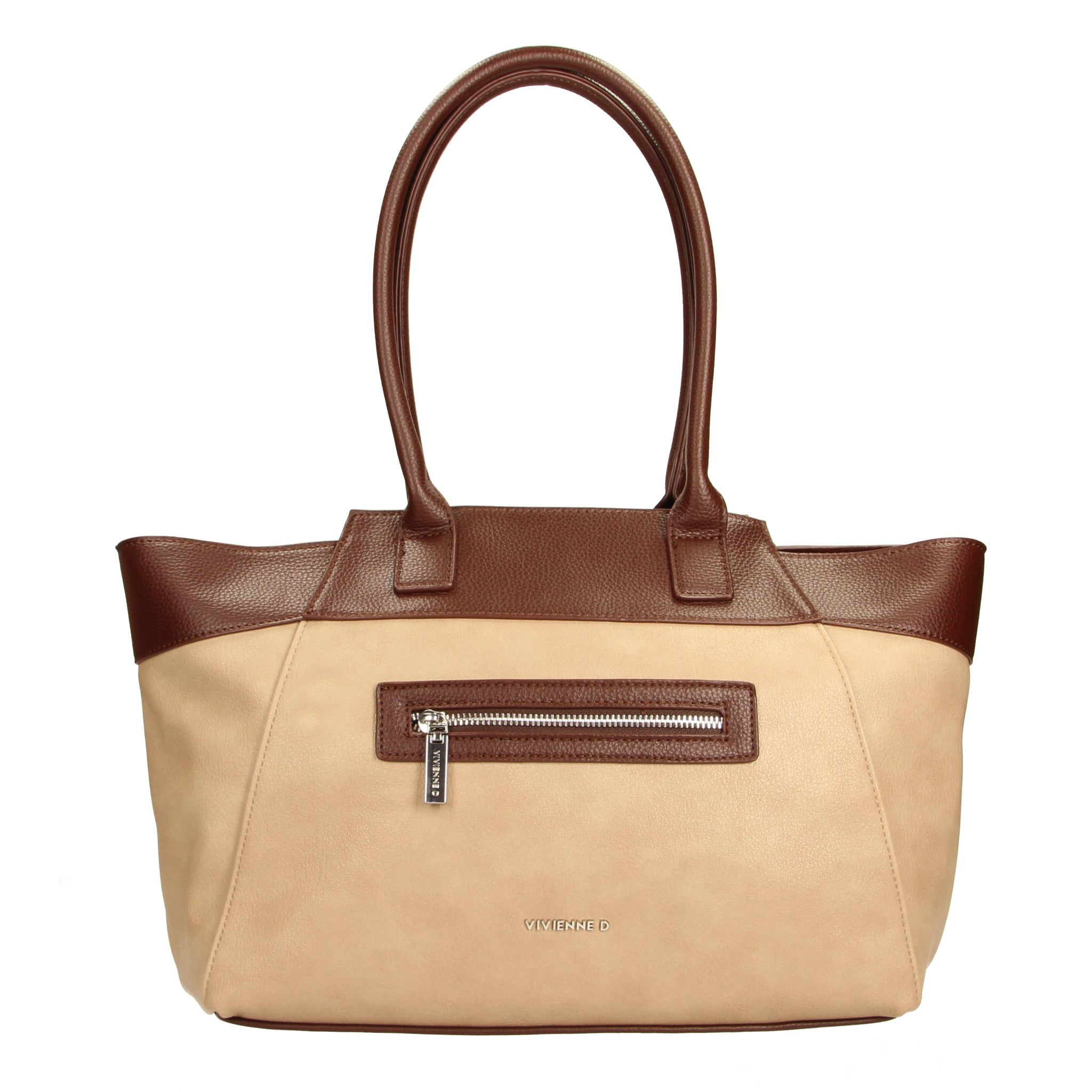 MAXI BAG KYLIE BICOLOR TESTA DI MORO