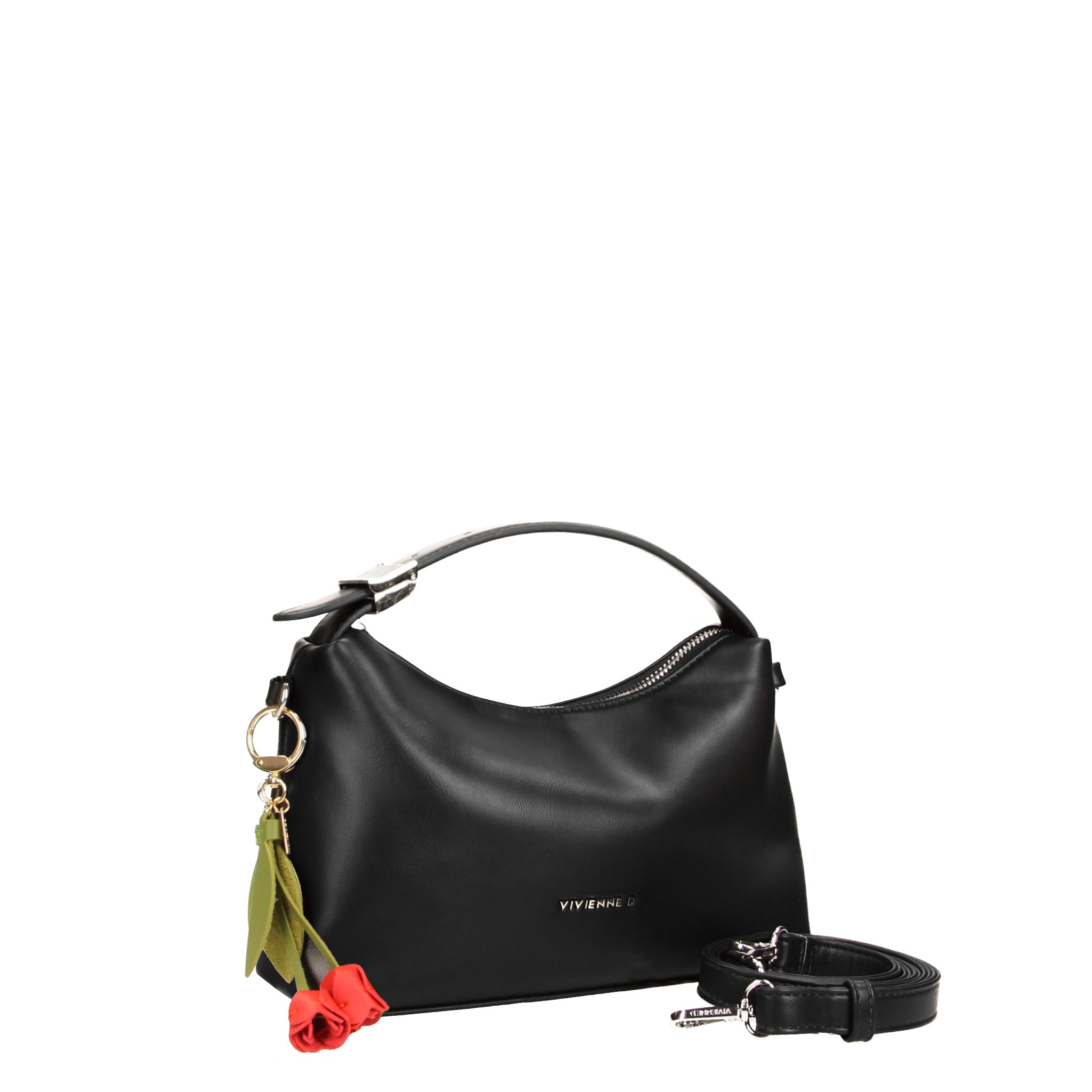 BORSA A MANO BRENDA IVY NERO