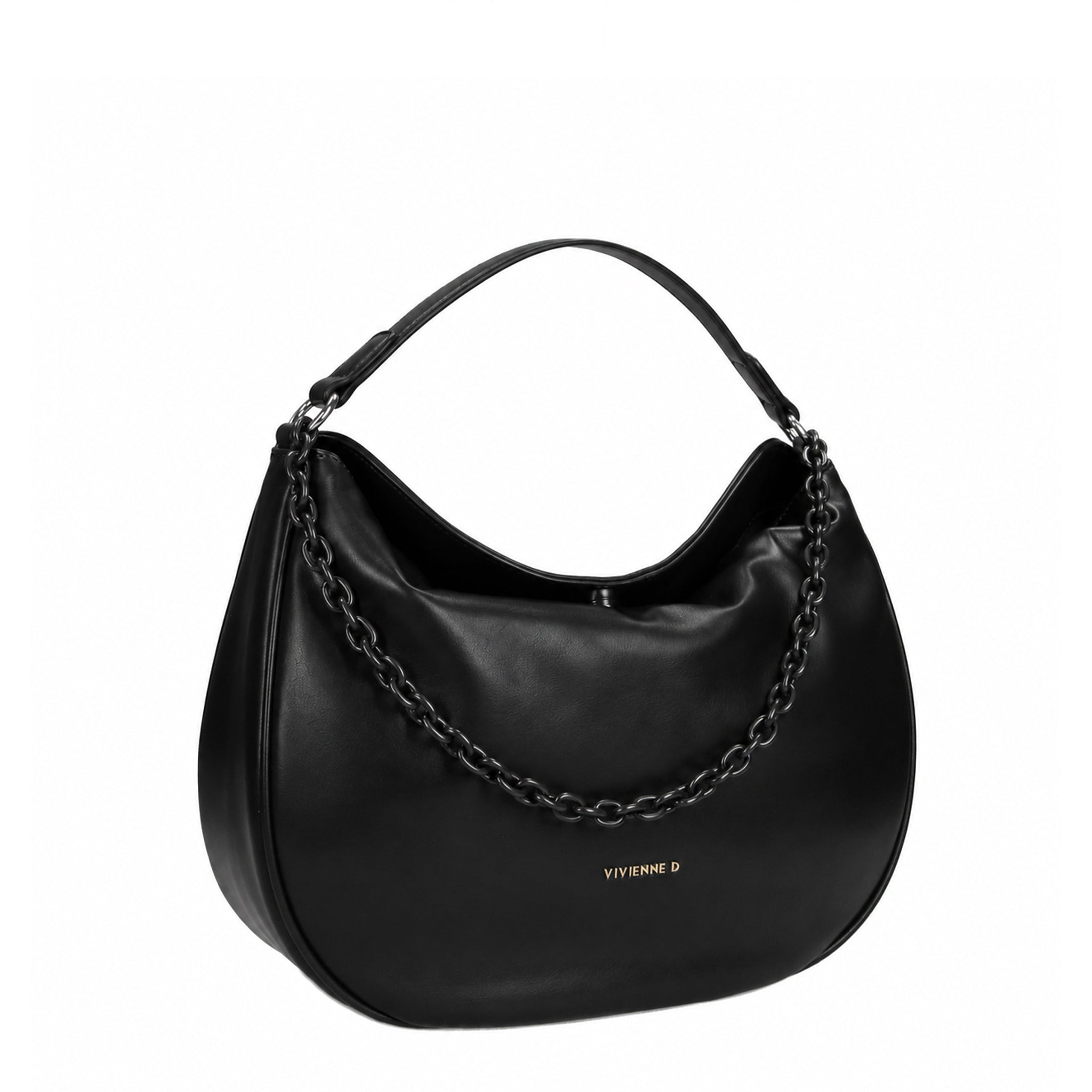 BORSA HOBO WENDY POP NERO