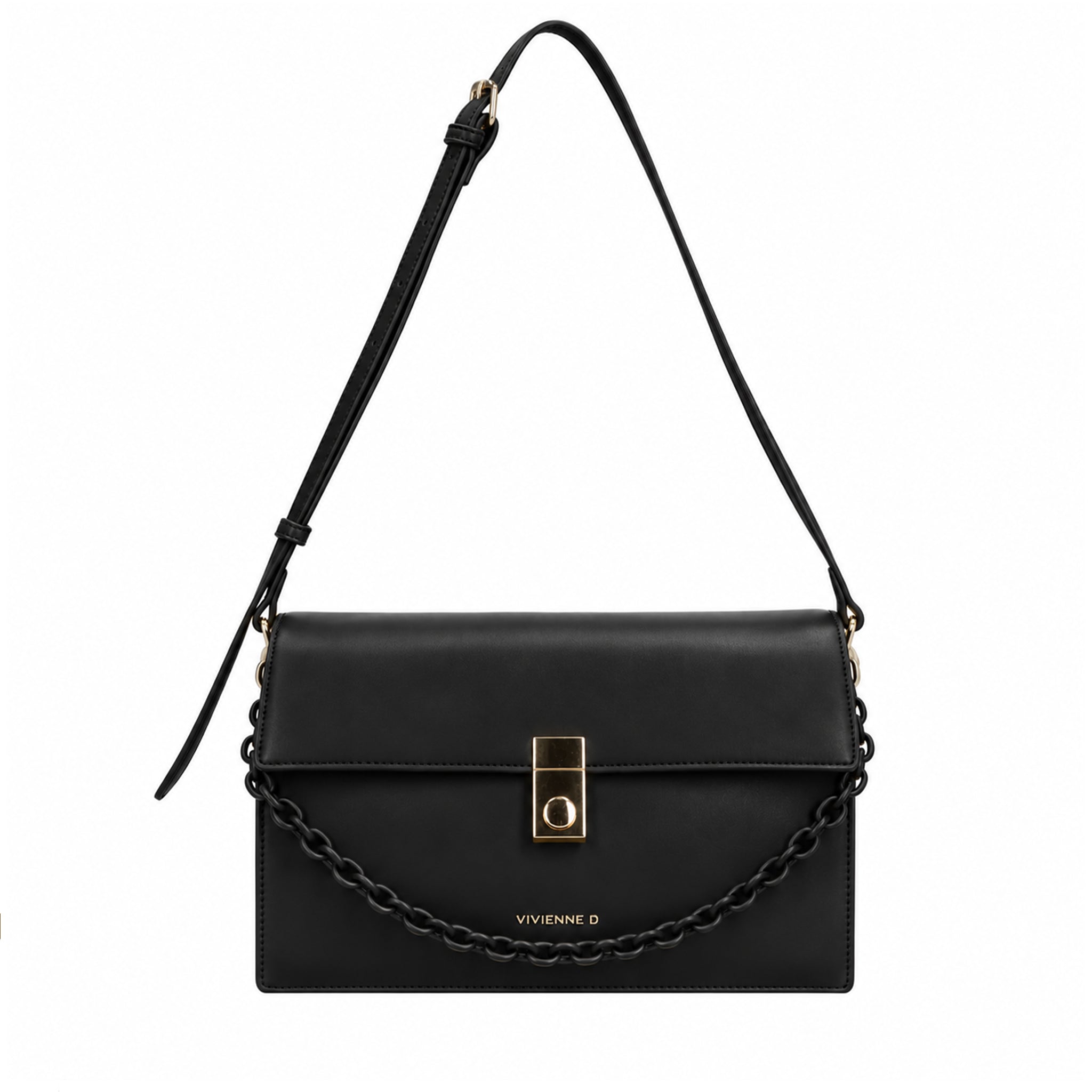 BORSA A SPALLA CHARLOTTE POP NERO