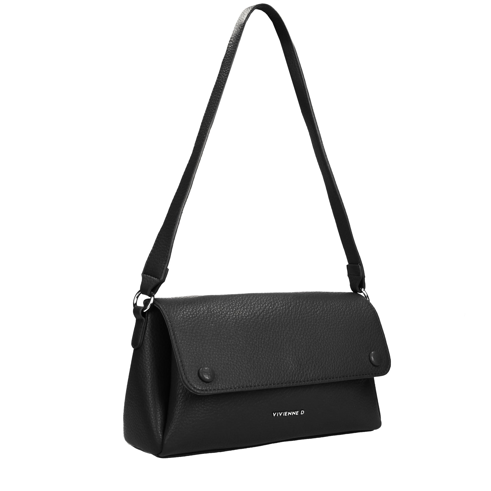 BORSA A SPALLA LEYLA RAVEN NERO