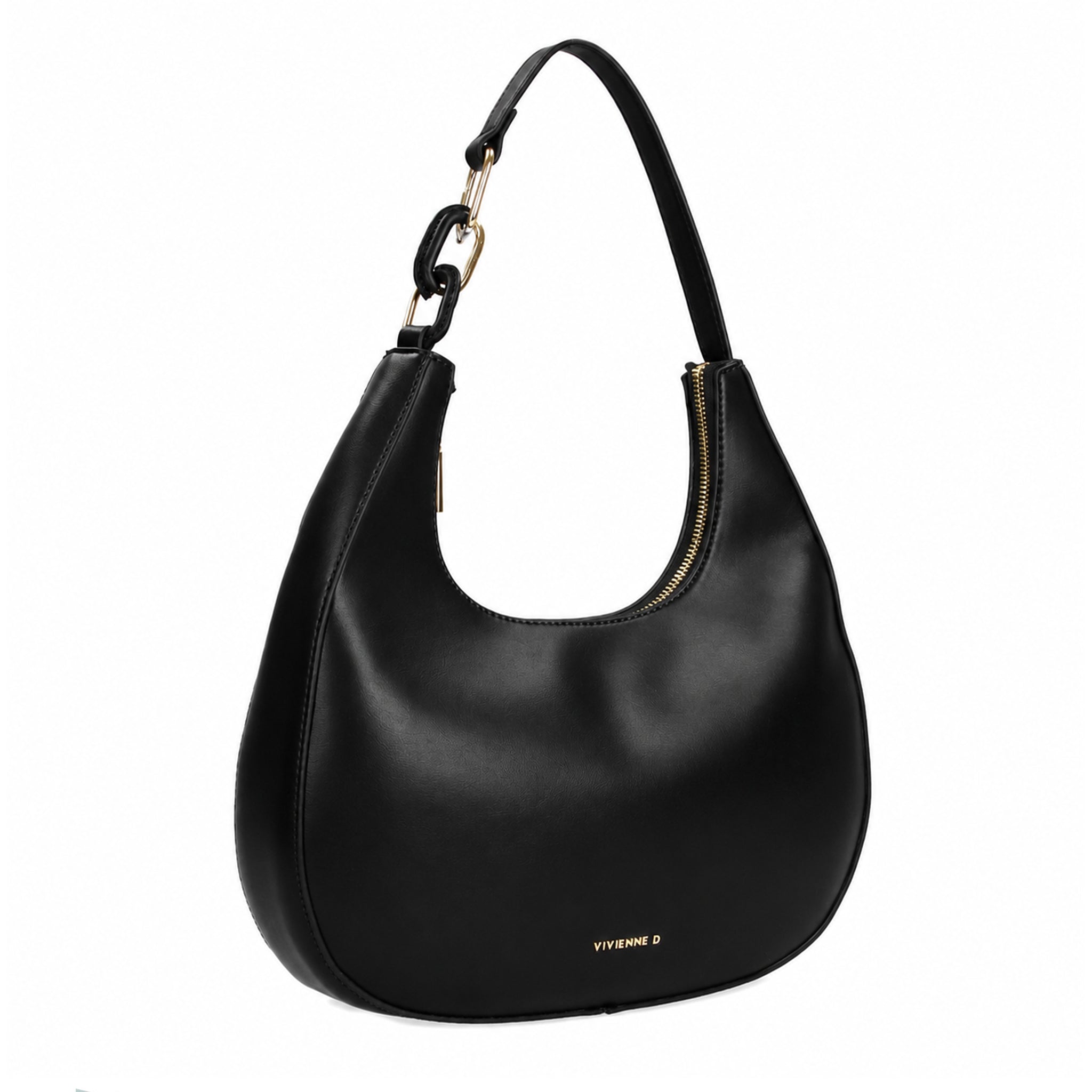HOBO BAG GAIA RING NERO