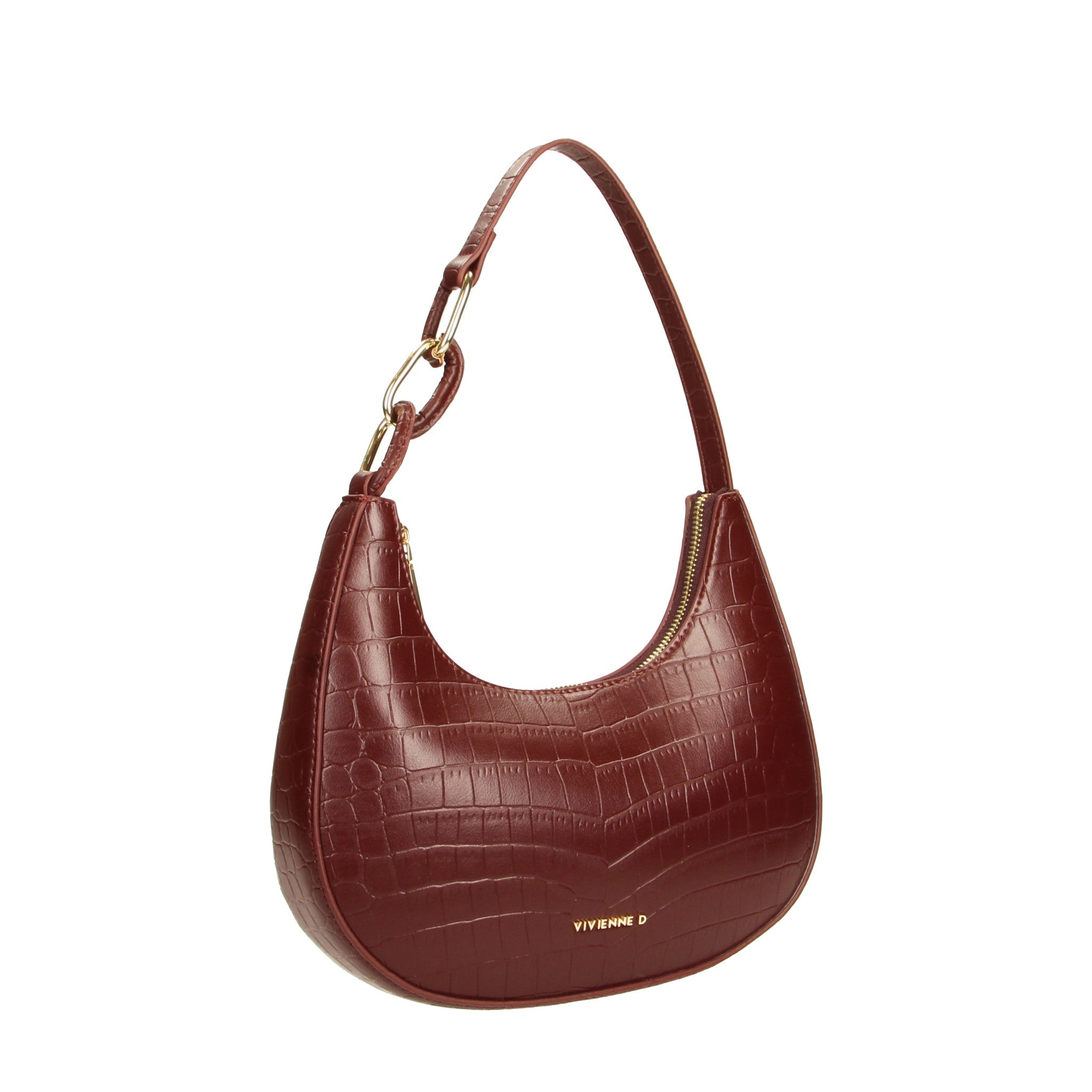 BORSA GRACE RING BORDEAUX