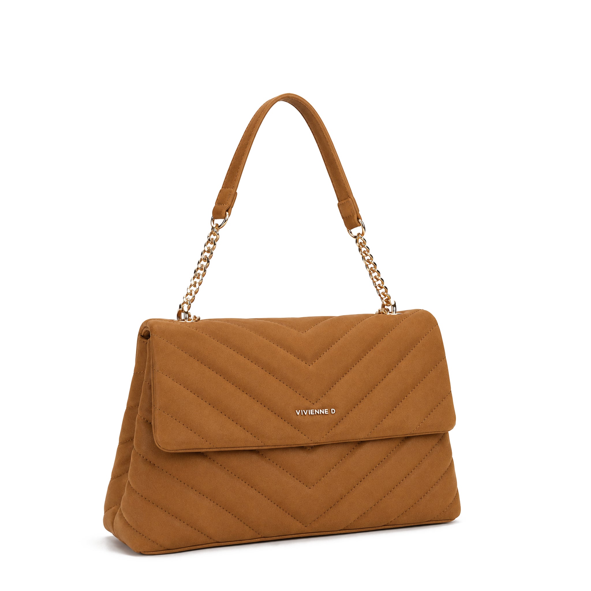 BORSA A SPALLA EMILY M SOFT CAMEL