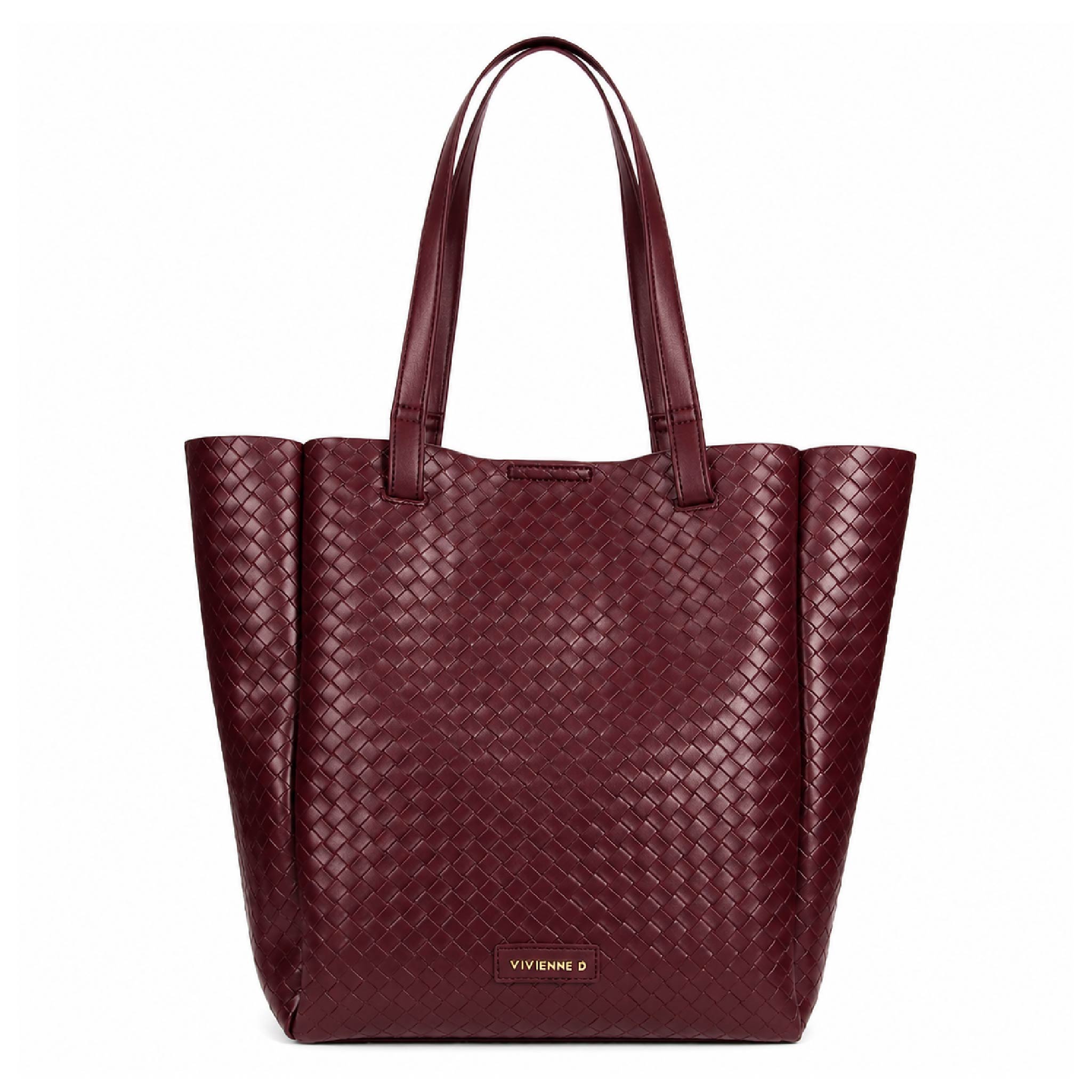 SHOPPER DAFNE TWIST BORDEAUX