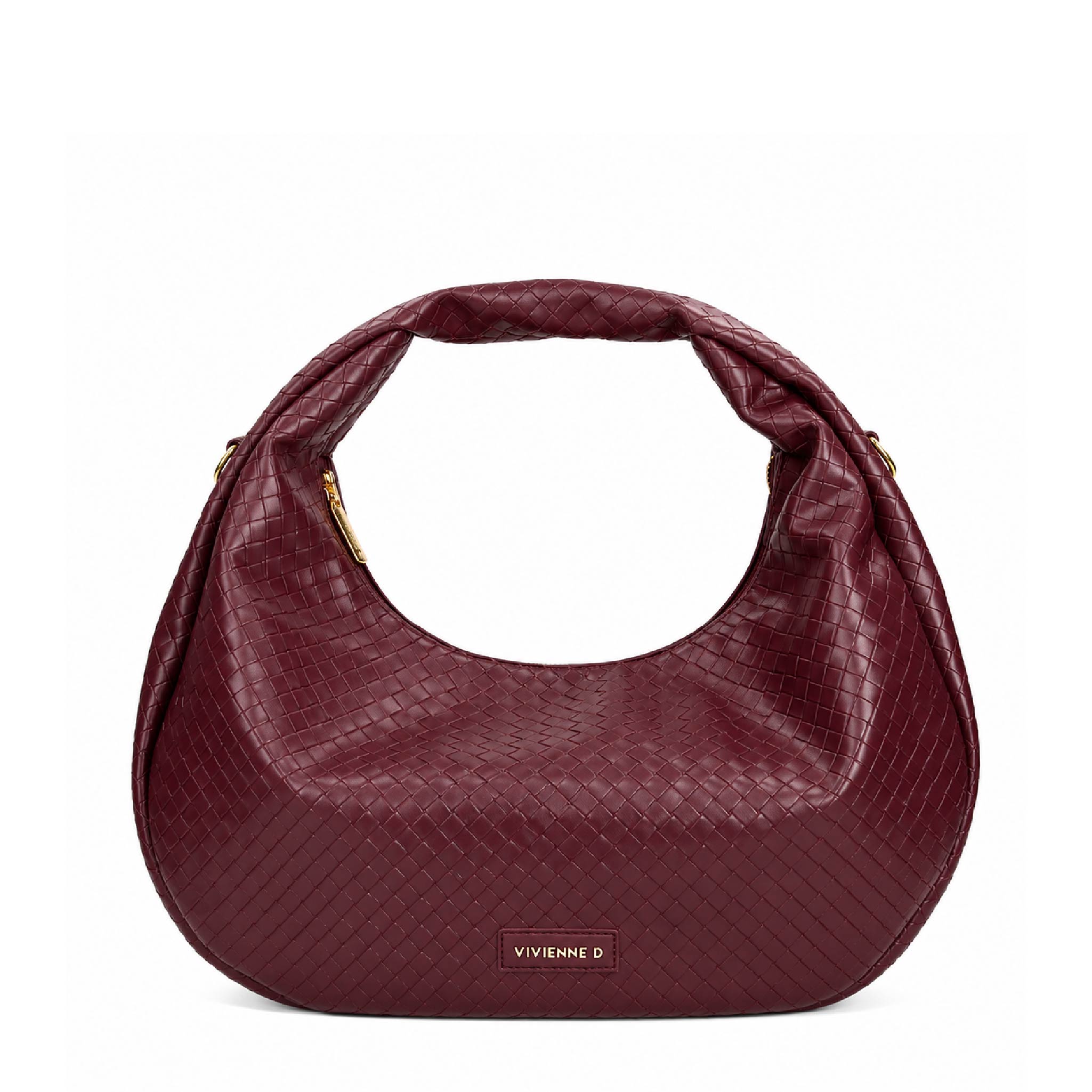 BORSA JULIA BEIGE TWIST BORDEAUX