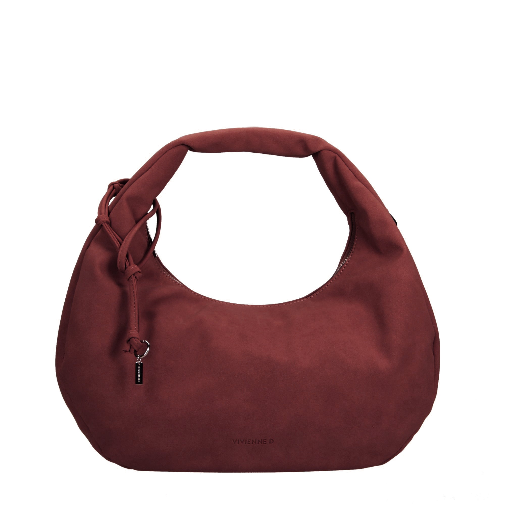 BORSA JULIA WOOD BORDEAUX