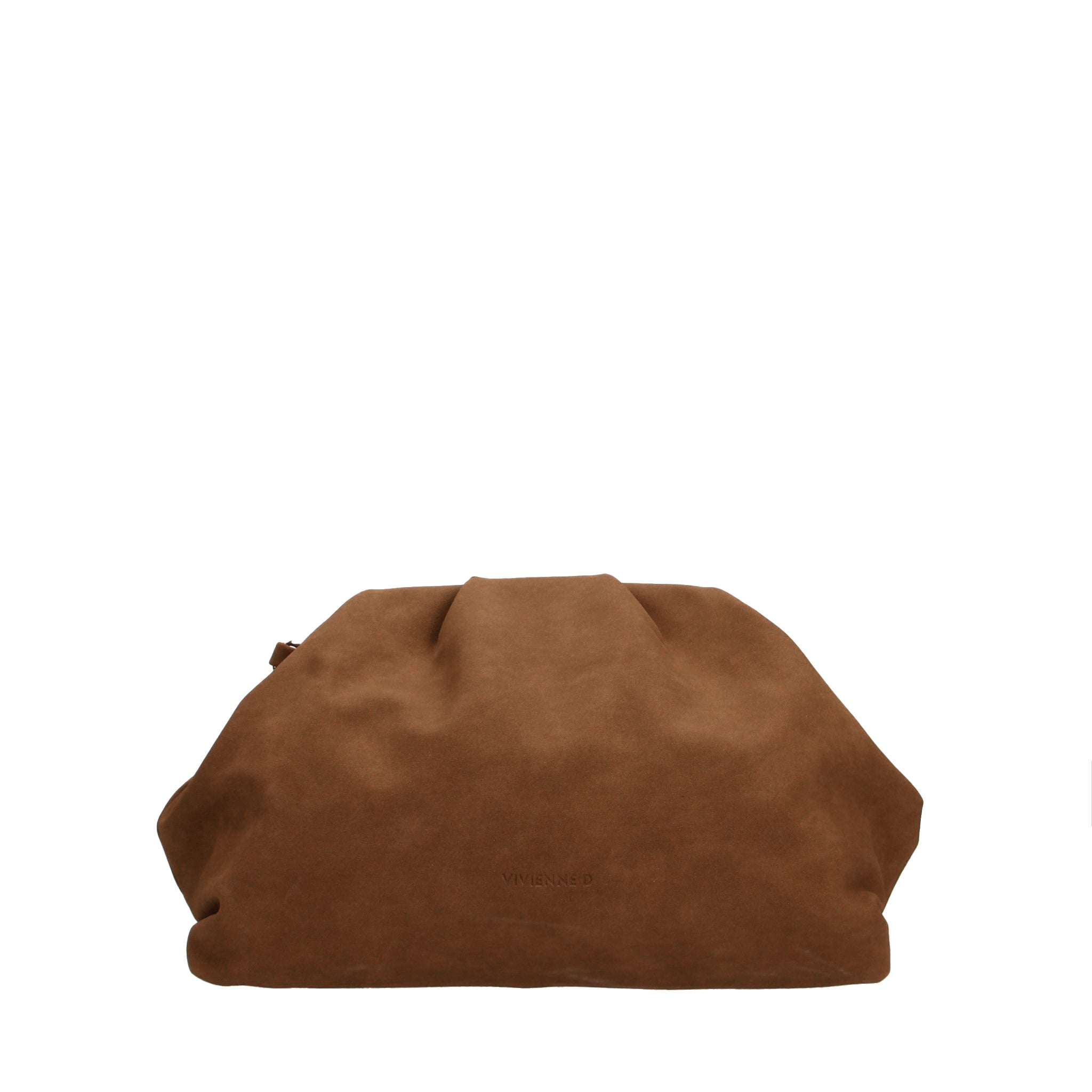 MAXI POCHETTE ZOE WOOD MARRONE