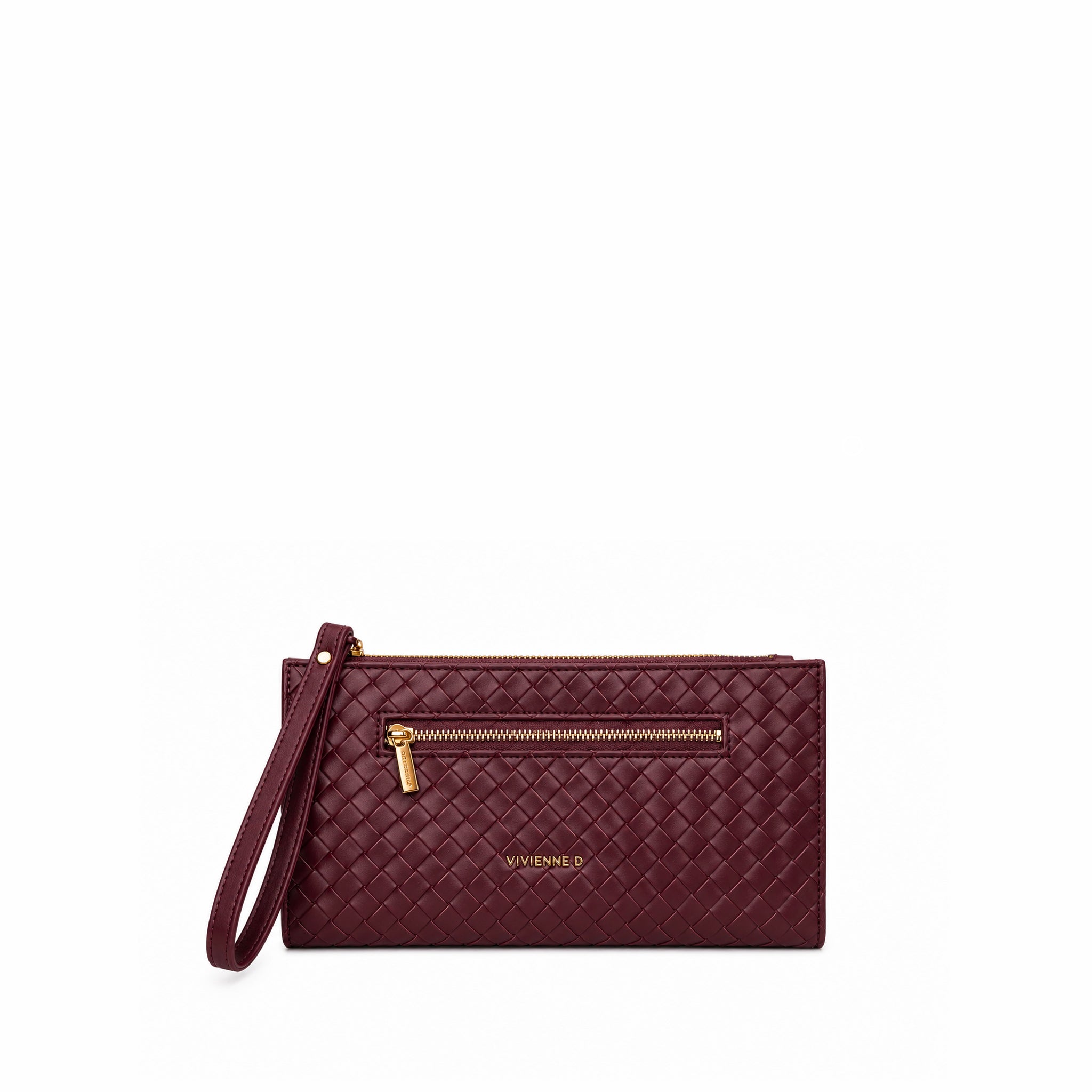 POCHETTE NINA TWIST BORDEAUX