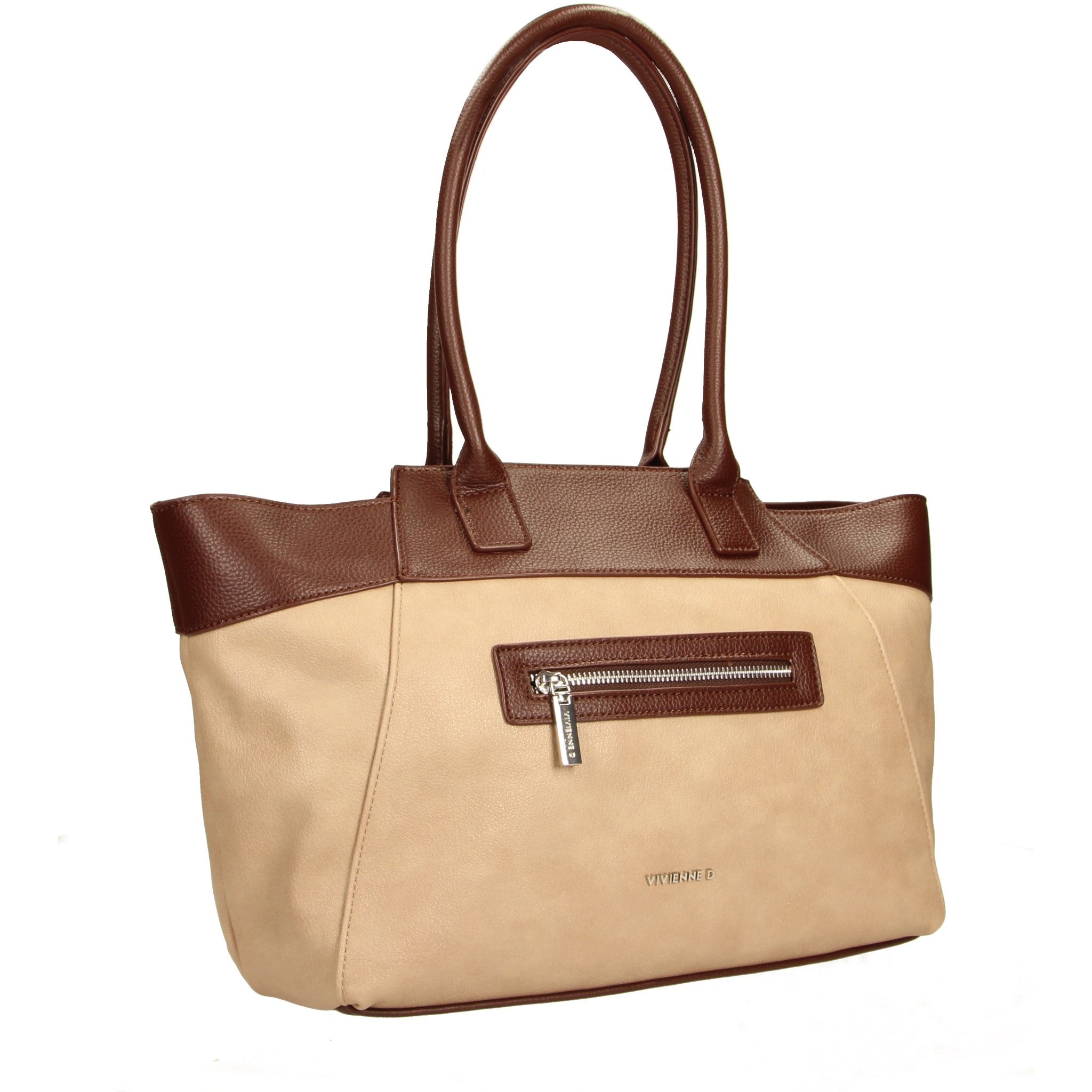 MAXI BAG KYLIE BICOLOR TESTA DI MORO