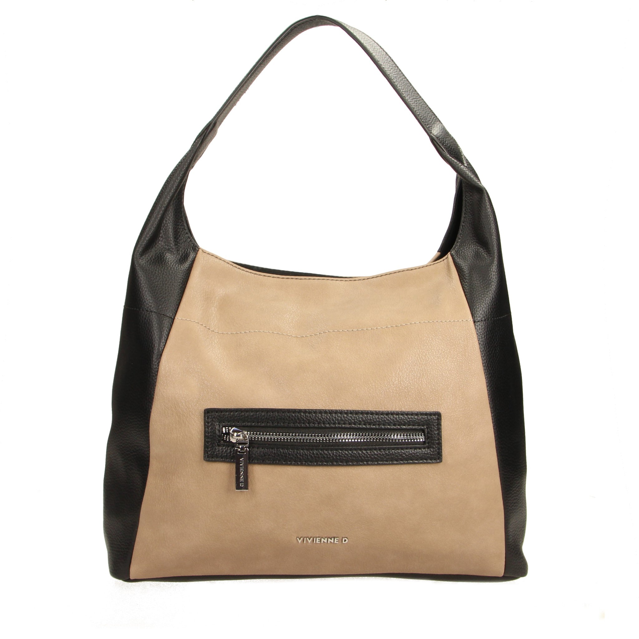 SHOPPER SARAH BICOLOR NERO