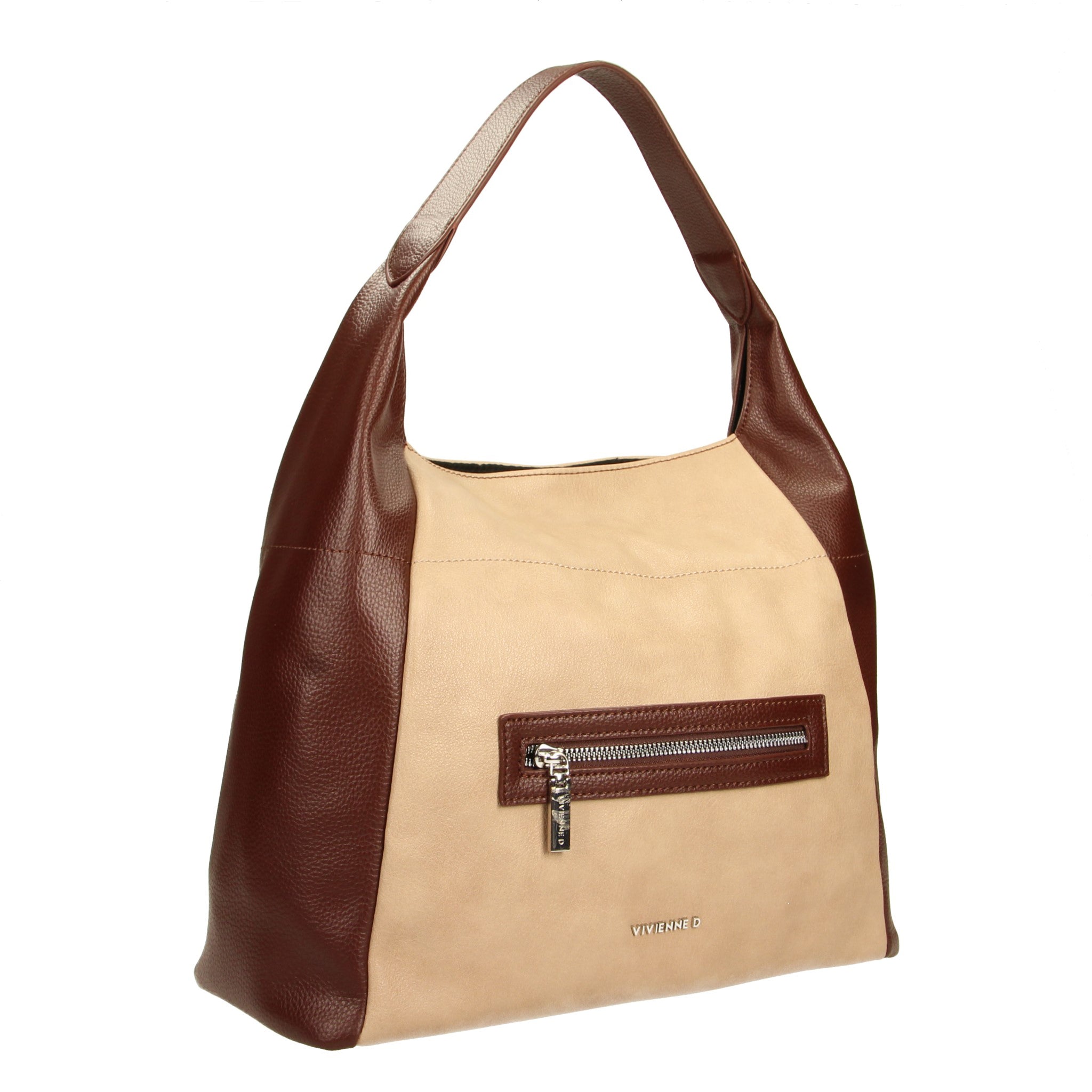 SHOPPER SARAH BICOLOR TESTA DI MORO
