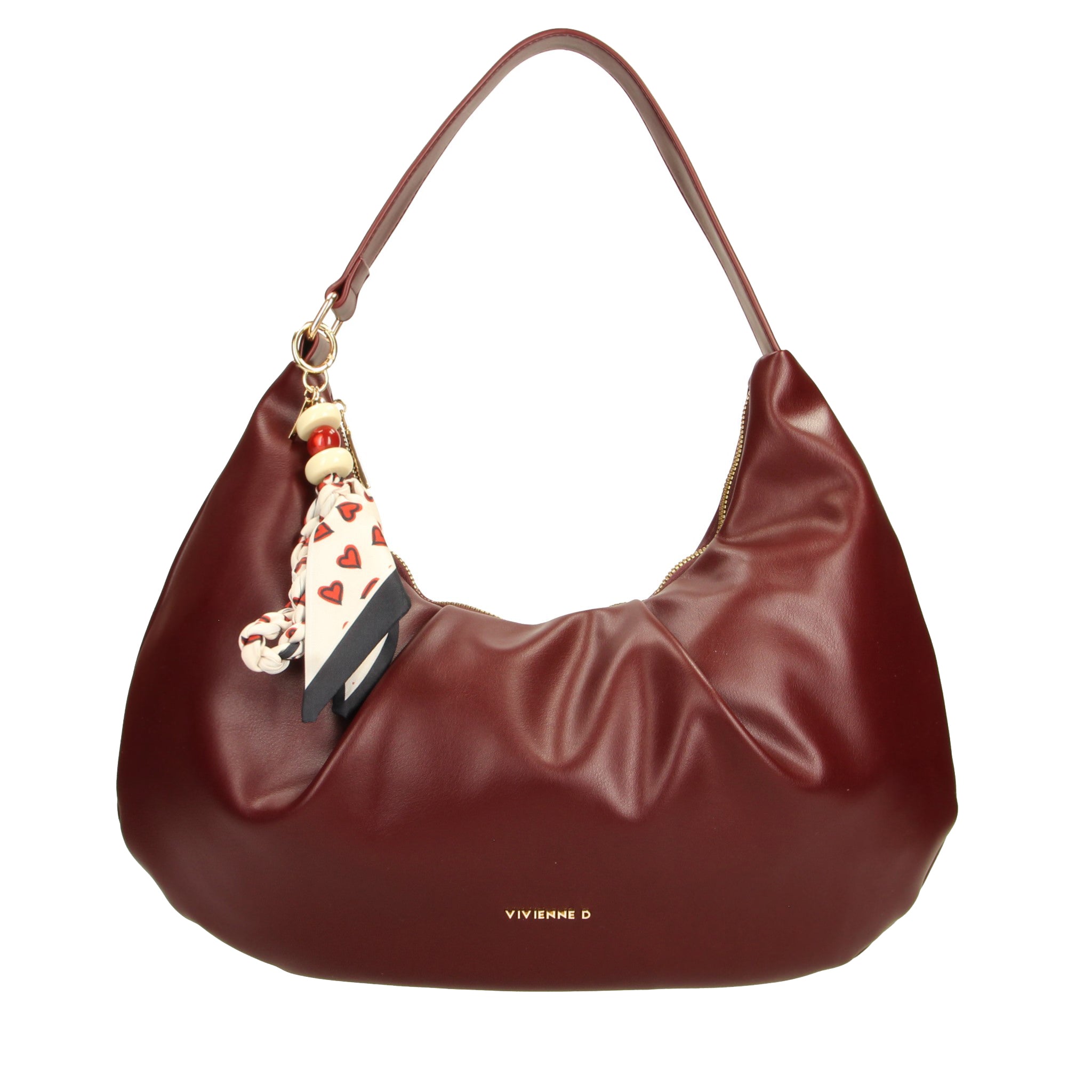 HOBO BAG SUSAN BLOOM BORDEAUX