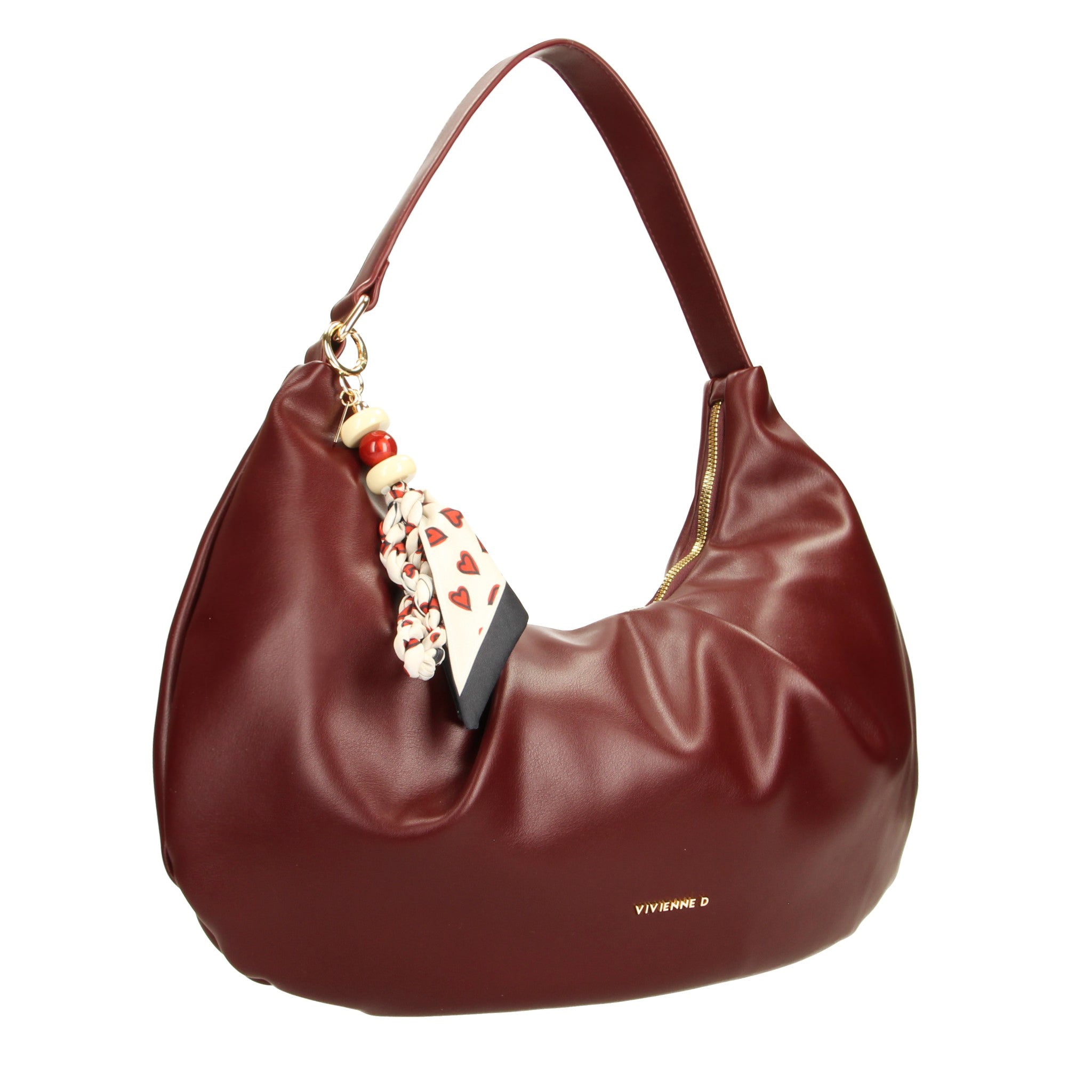 HOBO BAG SUSAN BLOOM BORDEAUX