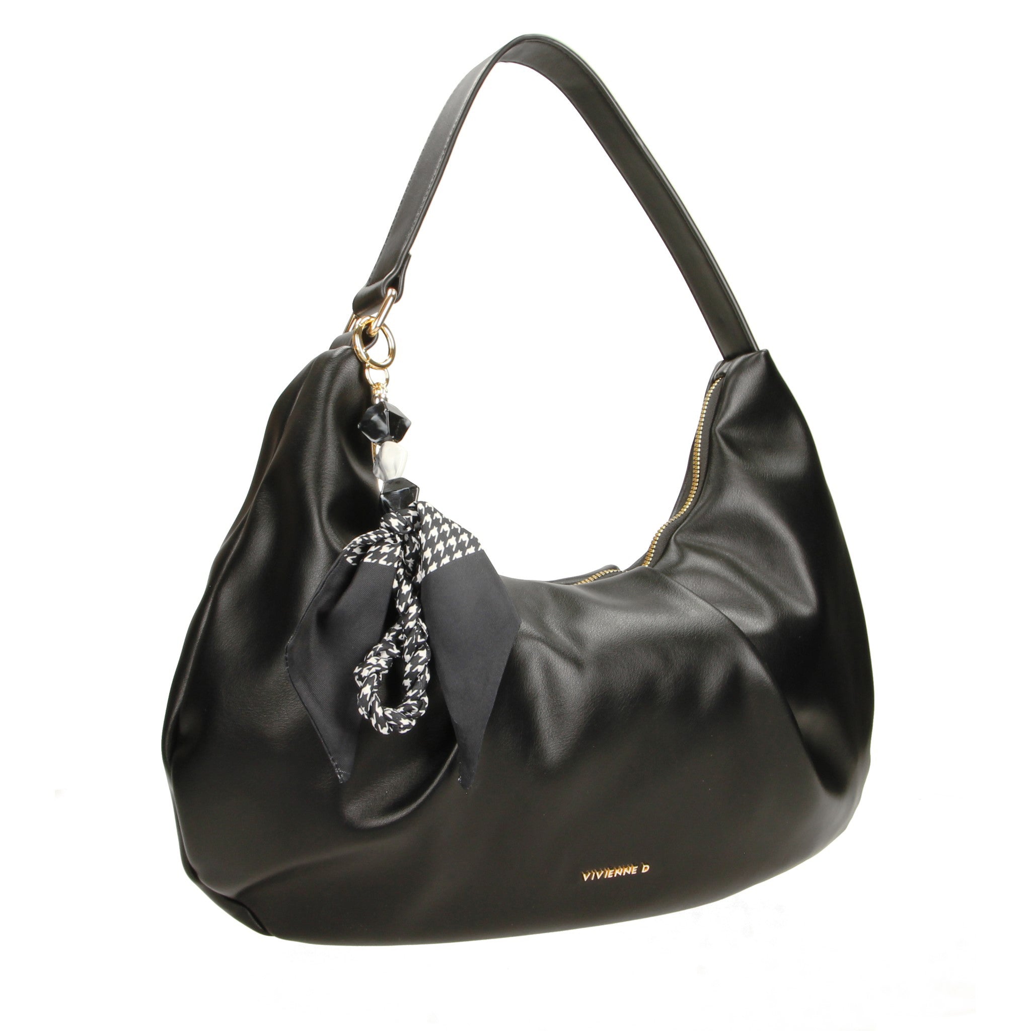 HOBO BAG SUSAN BLOOM NERO