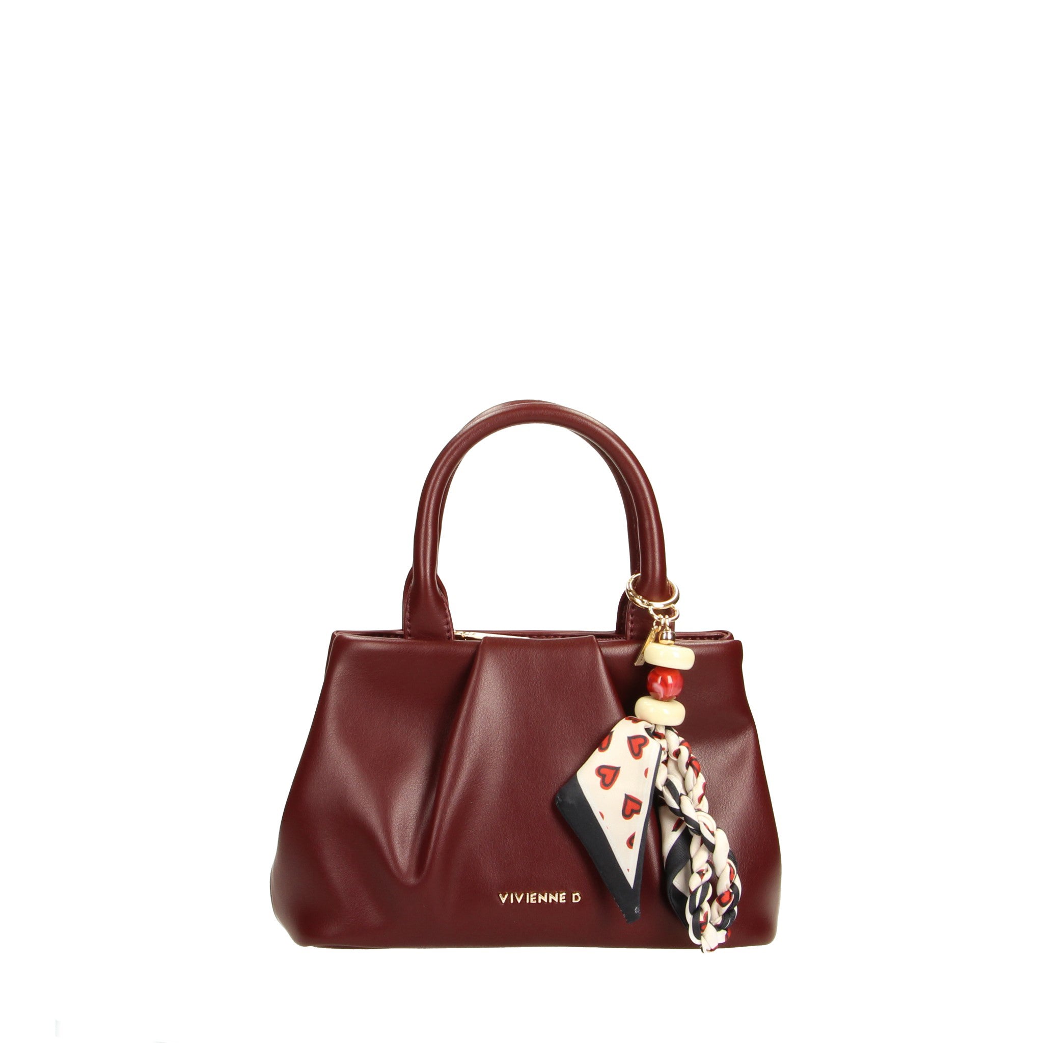 MINI BAG EMMA BLOOM BORDEAUX