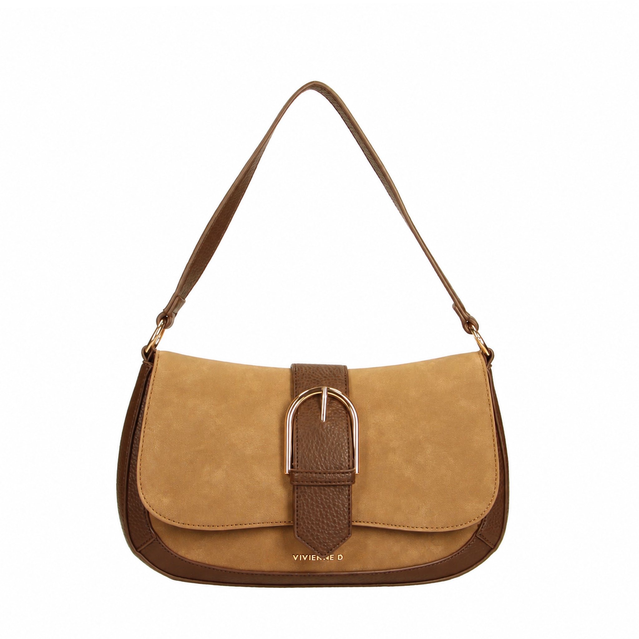 BORSA A SPALLA LISA MOONLIGHT CAMEL
