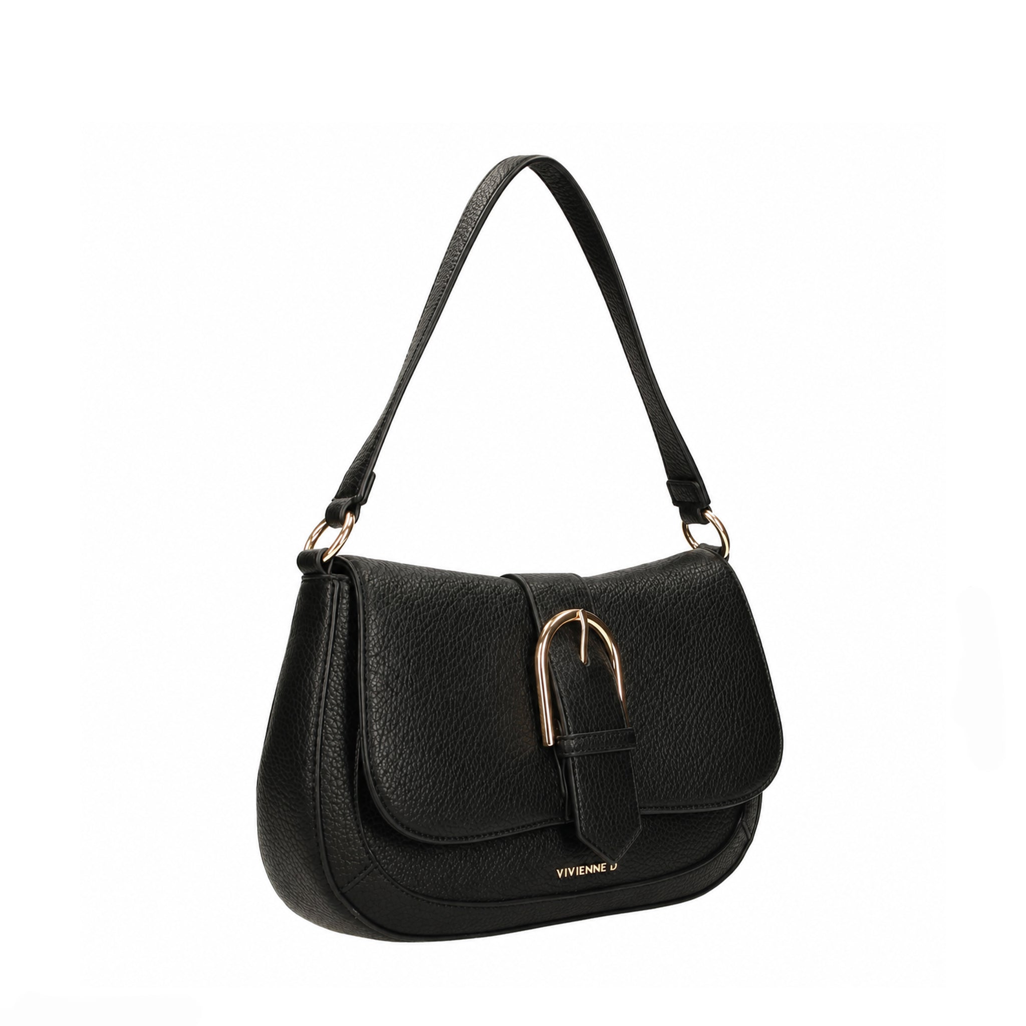 BORSA A SPALLA LISA MOONLIGHT NERO
