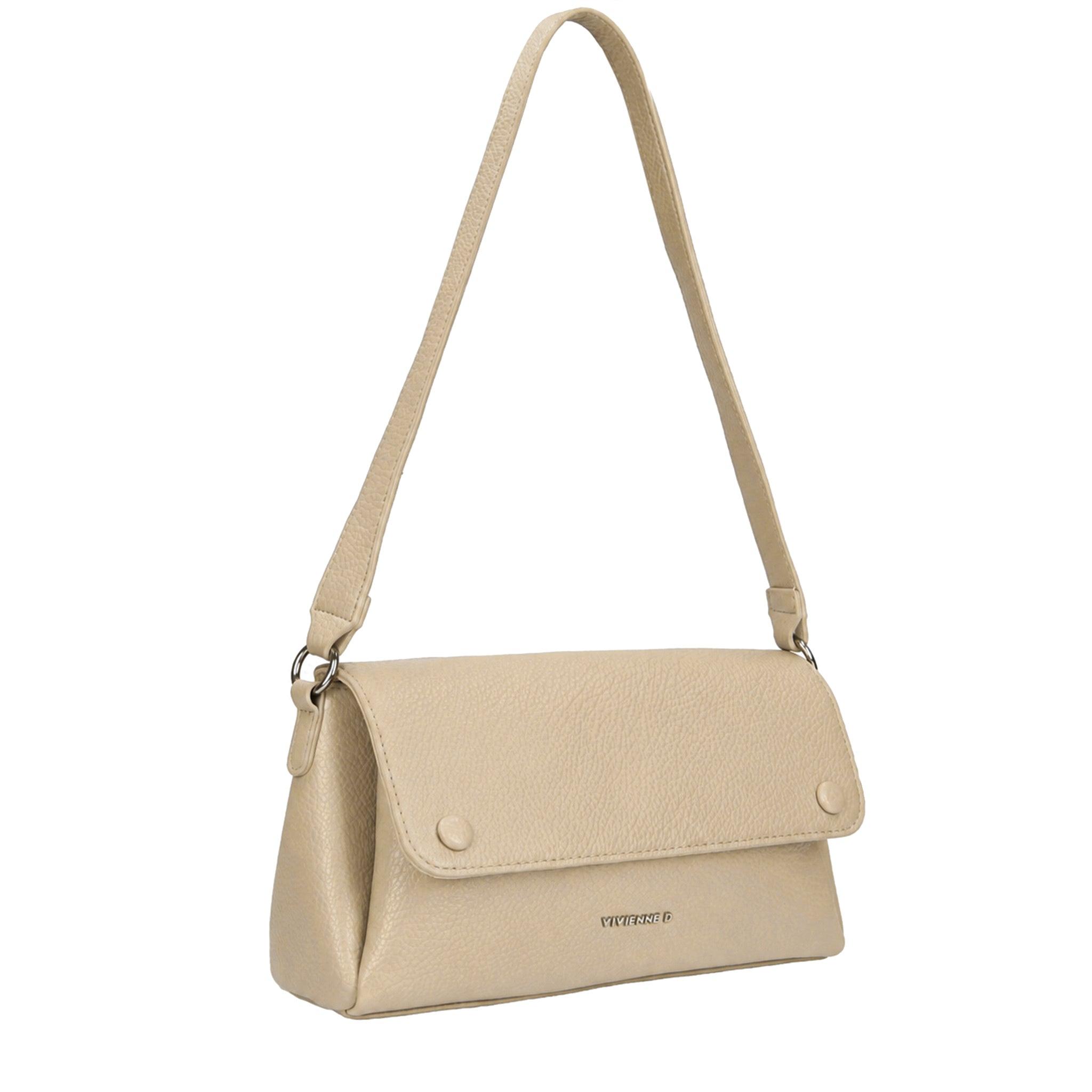 BORSA A SPALLA LEYLA RAVEN BEIGE
