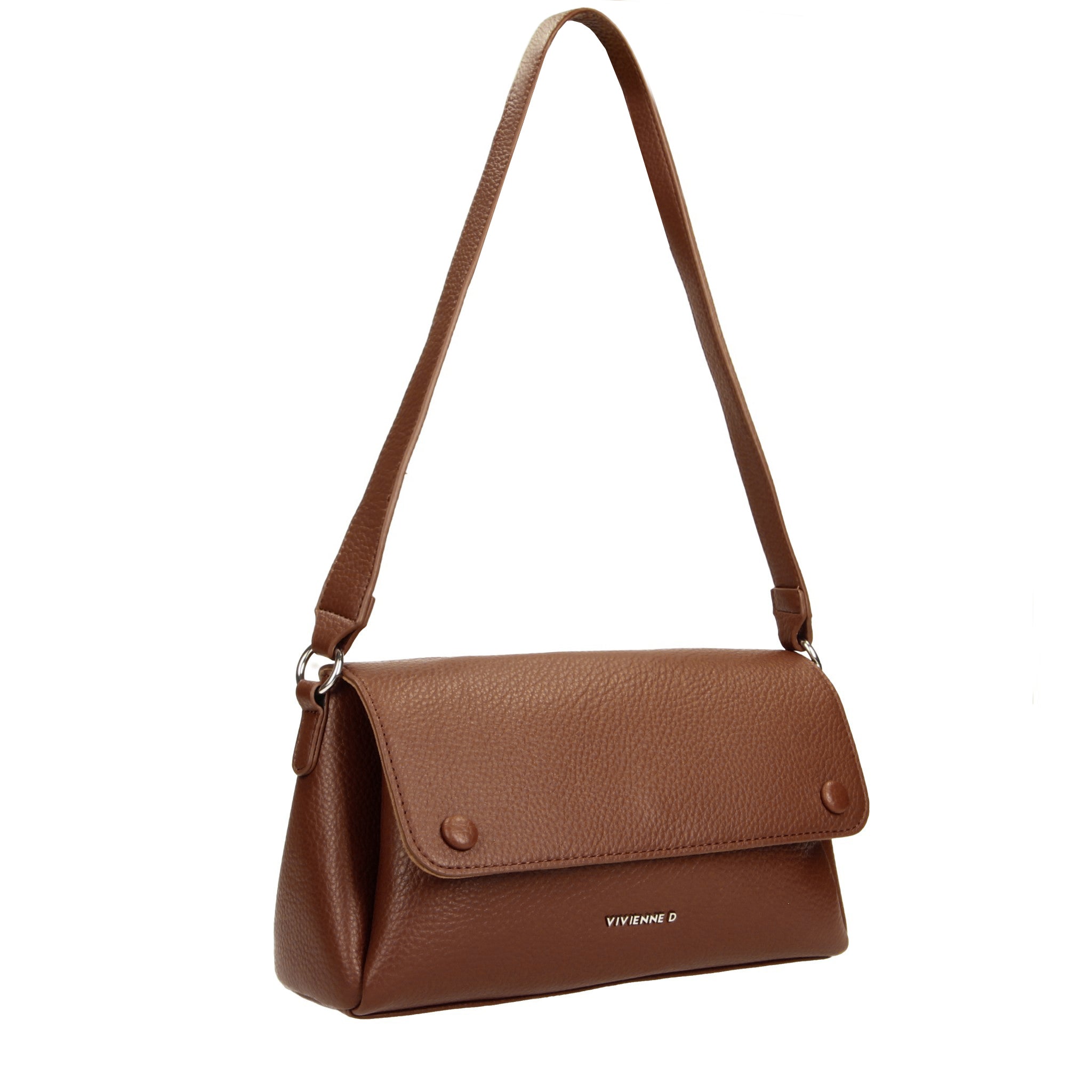 BORSA A SPALLA LEYLA RAVEN MARRONE