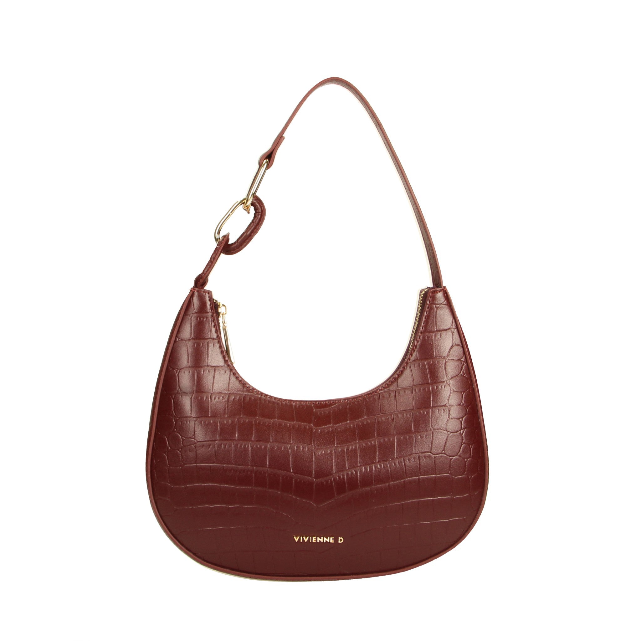 BORSA GRACE RING BORDEAUX