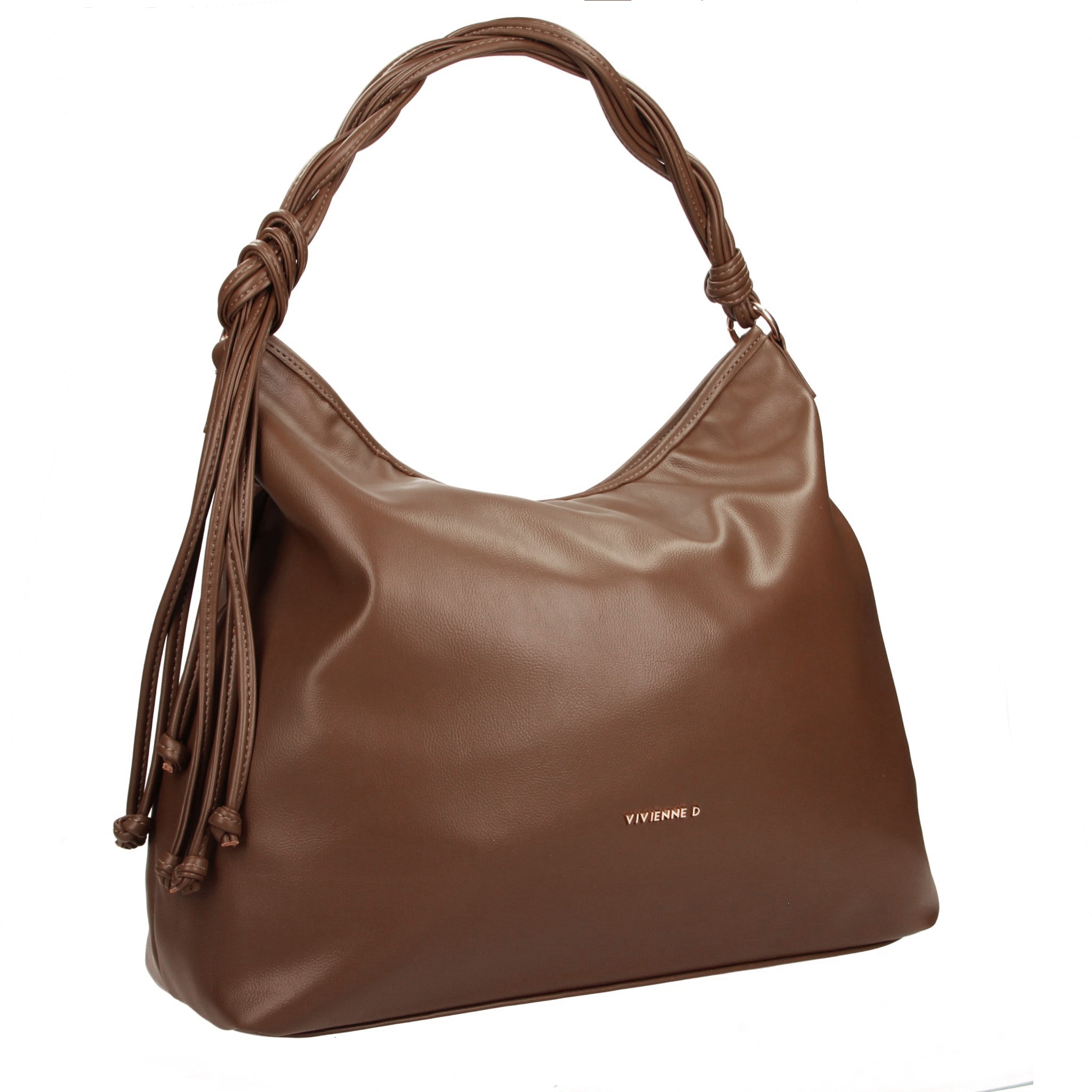 SHOPPER FLORA ROMANTIC MARRONE