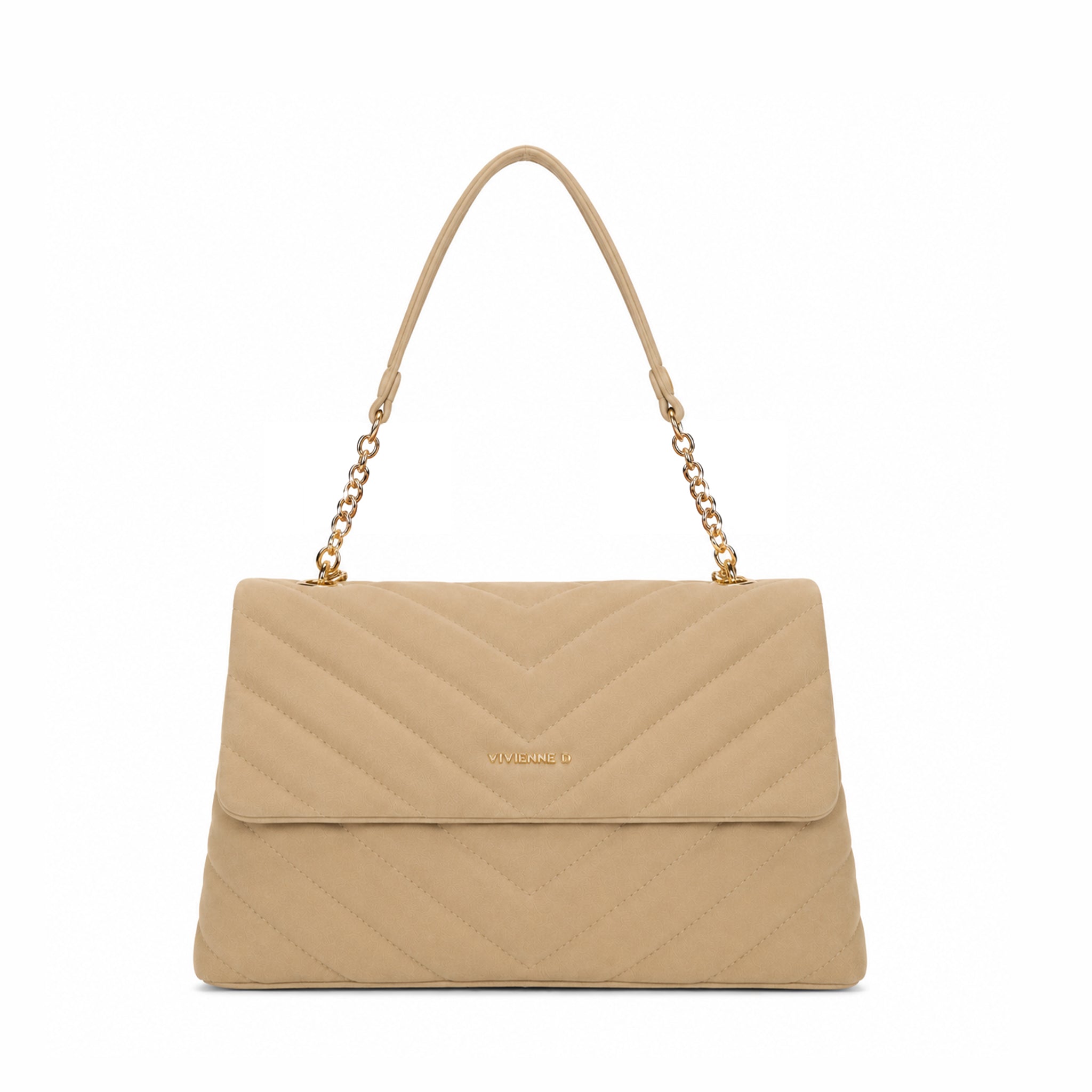 BORSA A SPALLA EMILY M SOFT BEIGE