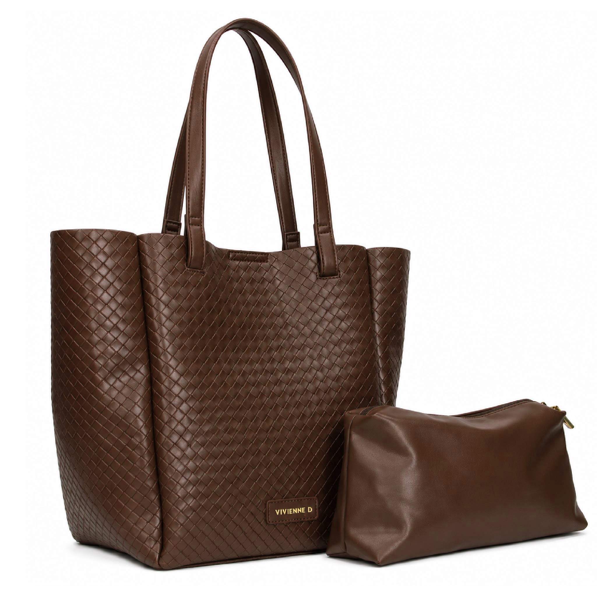 SHOPPER DAFNE TWIST MARRONE