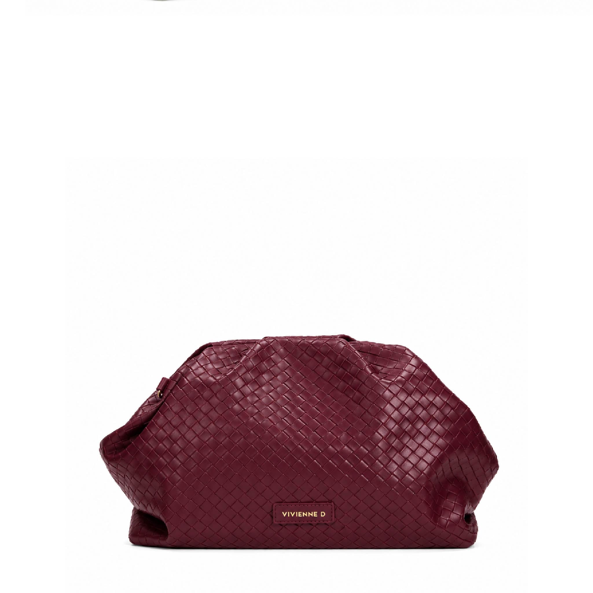 MAXI POCHETTE ZOE TWIST BORDEAUX