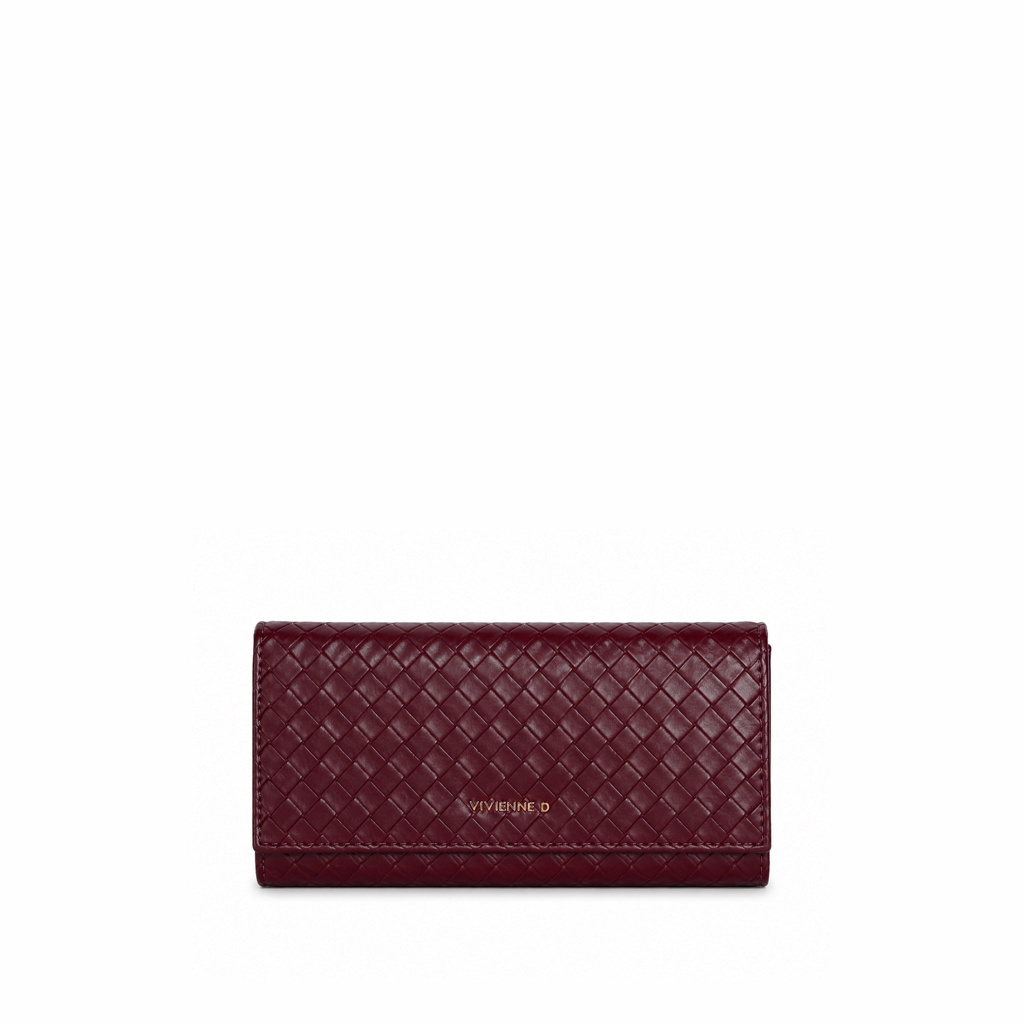 PORTAFOGLIO DAISY TWIST BORDEAUX